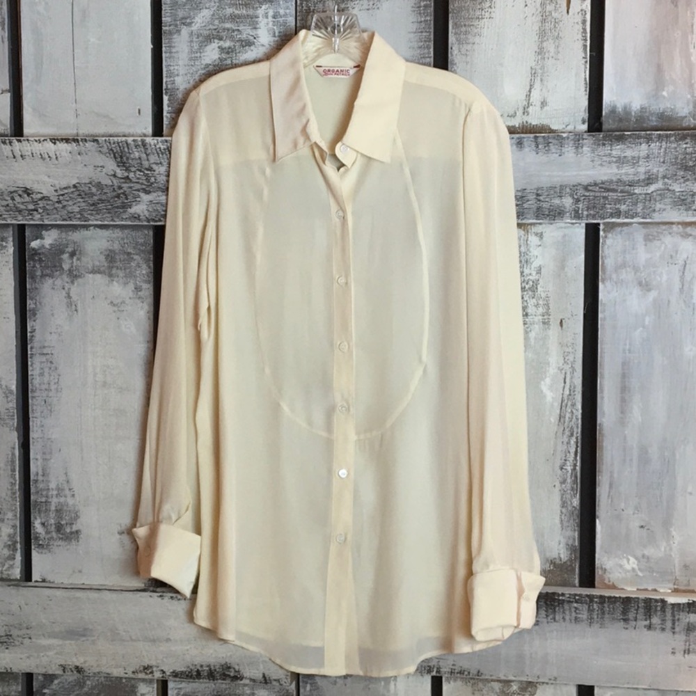 Organic John Patrick Silk Shirt sz L